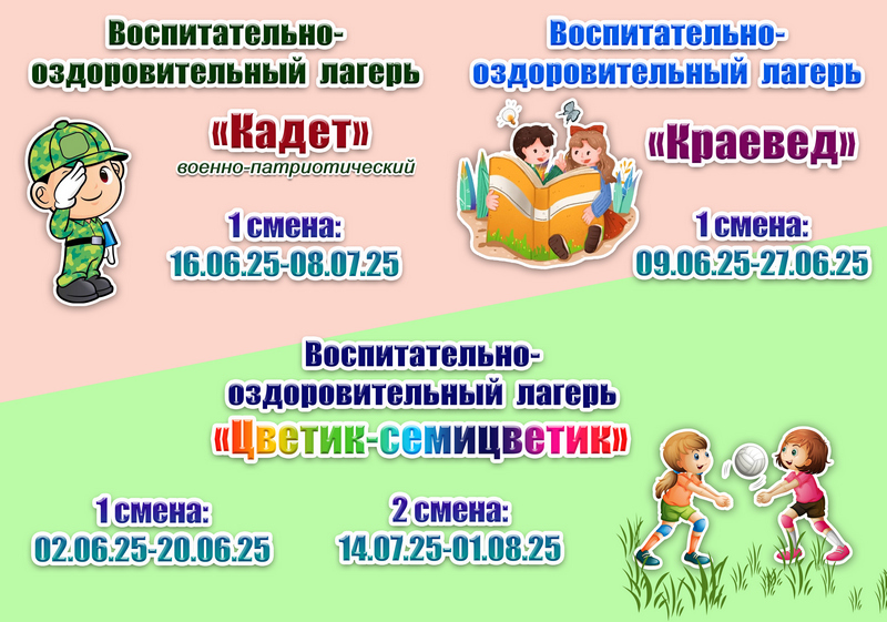 Школьные лагеря 2025 Школьные лагеря 2025